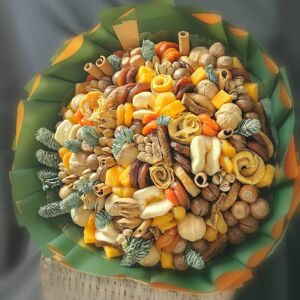 Букет из сухофруктов "Романтический вечер" 10 Букет из сухофруктов "Романтический вечер" — изображение 3