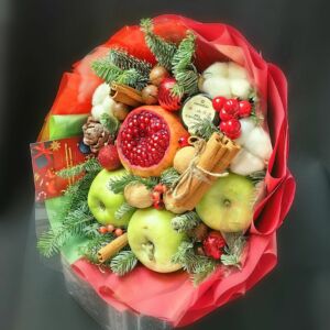 Букет с гранатом "Бохо" 8 Букет с гранатом "Бохо" — изображение 3