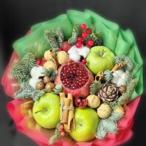 Букет с гранатом "Бохо" 7 Букет с гранатом "Бохо" — изображение 2