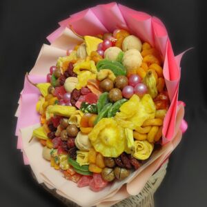 Букет из сухофруктов "Розовый вечер" 14 Букет из сухофруктов "Розовый вечер" — изображение 3