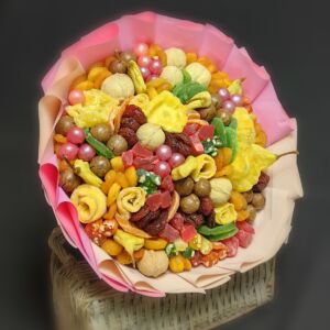 Букет из сухофруктов "Розовый вечер" 15 Букет из сухофруктов "Розовый вечер" — изображение 4