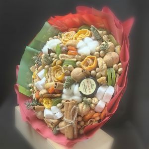 Букет из сухофруктов "Хоровод" с корицей и мёдом 8 Букет из сухофруктов "Хоровод" с корицей и мёдом — изображение 3