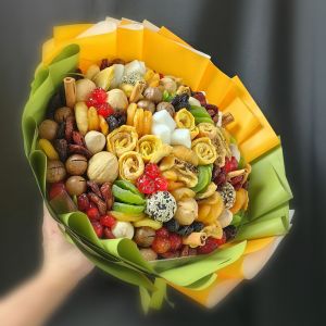 Букет из сухофруктов и орехов "Океан радости" 16 Букет из сухофруктов и орехов "Океан радости" — изображение 3