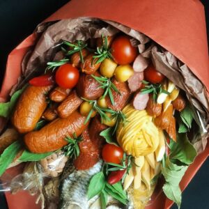 Мужской букет "Халяль" из колбас и сыра 10 Мужской букет "Халяль" из колбас и сыра — изображение 3