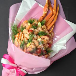 Букет из креветок "Эльвира" 5 Букет из креветок "Эльвира" — изображение 2