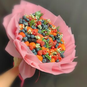 Букет из ягод "Ягодный клубничный микс" 22 Букет из ягод "Ягодный клубничный микс" — изображение 7