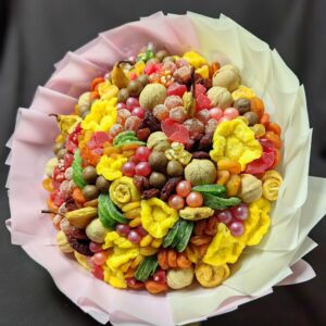 Букет из сухофруктов "Розовый вечер" 16 Букет из сухофруктов "Розовый вечер" — изображение 5