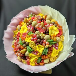 Букет из сухофруктов "Розовый вечер" 17 Букет из сухофруктов "Розовый вечер" — изображение 6