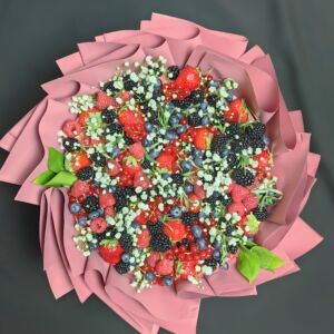 Букет из ягод "Ягодный клубничный микс" 19 Букет из ягод "Ягодный клубничный микс" — изображение 4