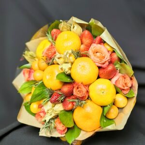 Букет из фруктов "Лебёдушка" 11 Букет из фруктов "Лебёдушка" — изображение 4