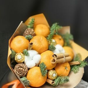 Букет из мандаринов "Рыжик" 29 Букет из мандаринов "Рыжик" — изображение 10