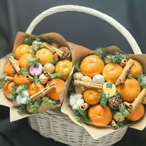 Букет из фруктов "Новогодний" 49 Букет из фруктов "Новогодний" — изображение 14