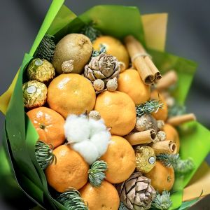 Букет из фруктов "Новогодний" 52 Букет из фруктов "Новогодний" — изображение 17