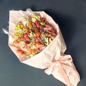 Букет с колбасками "Фламинго" 7 Букет с колбасками "Фламинго" — изображение 2