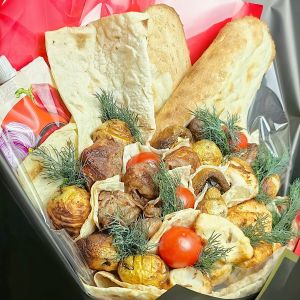 Букет из шашлыка "Лаваш&мясо" 7 Букет из шашлыка "Лаваш&мясо" — изображение 2